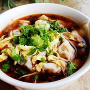 鲜肉红油小馄饨