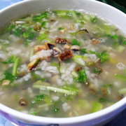 苦菊鱿鱼干粥