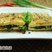 电饼铛烤傣味豆腐