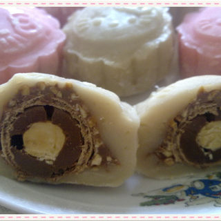 巧克力馅冰皮月饼