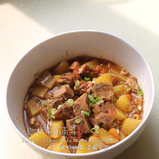 西红柿土豆炖牛腩