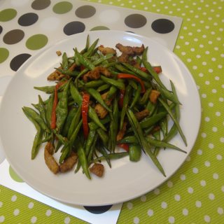 四季豆炒肉