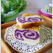 紫薯夹心吐司