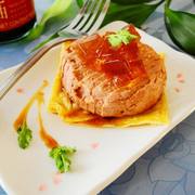 鹅肝配蚝油香醋汁