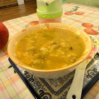 南瓜绿豆汤
