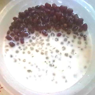 蜜豆酸奶西米露