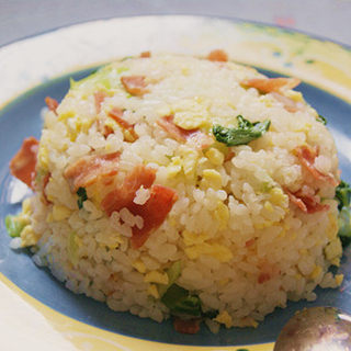 培根菜饭