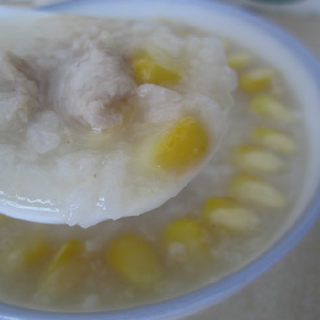 玉米滑肉粥