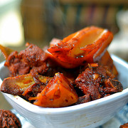 吃肉就要大块的【排骨酱焖藕】