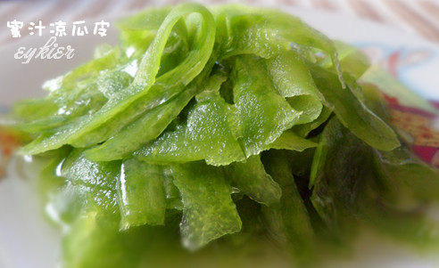蜜汁凉瓜皮