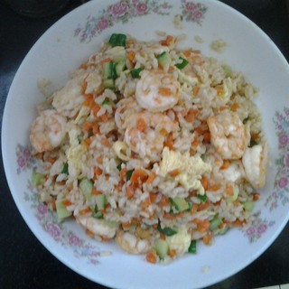 虾仁蛋炒饭