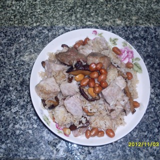 冬菇排骨芋头焖饭