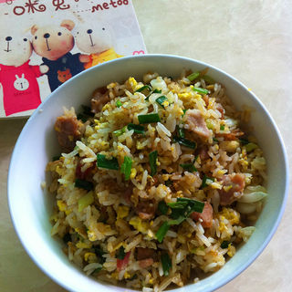 不粘锅的蛋炒饭