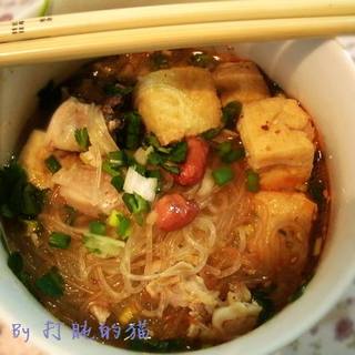 油豆泡粉丝鸡汤