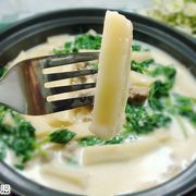 瘦肉豆浆煮凉粉