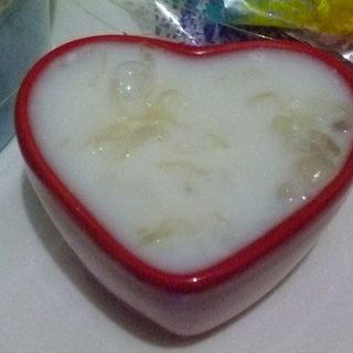 银耳香糯紫薯米糊