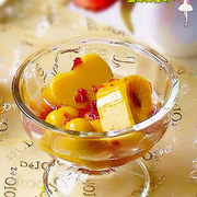 南瓜玉米杏仁豆腐