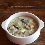 皮蛋牡蛎粥