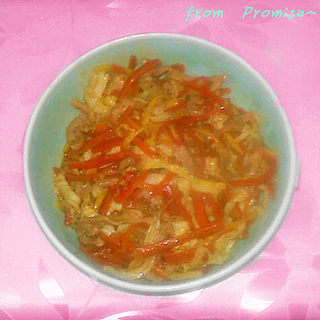 胡萝卷心小肉丝