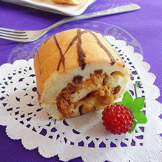 条纹肉松蛋糕卷