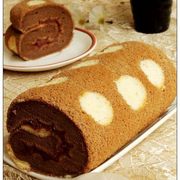 波點(diǎn)可可蛋糕卷