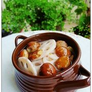 桂花粟子炖藕