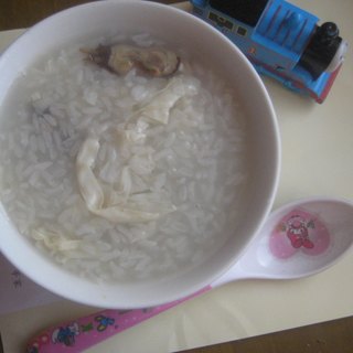 蛏干腐竹粥