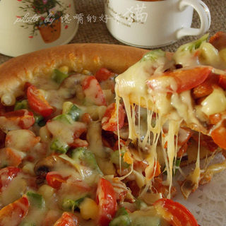 新奥尔良烤肉披萨