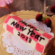 新年快乐蛋糕卷