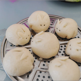 小兔子豆沙包