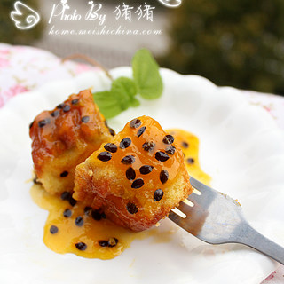 百香果香蕉蛋糕