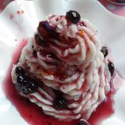 藍(lán)莓山藥泥