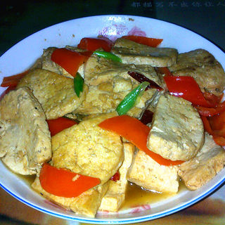 香辣甜椒老豆腐