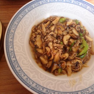 香菇烧肉丝