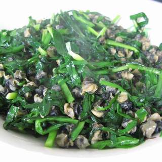 螺蛳肉炒韭菜