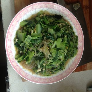小白菜熬粉条