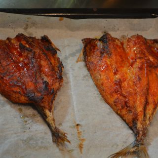 韩国辣酱烤鲅鱼