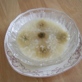 冰糖菊花粥