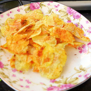 微波炉无油版薯片