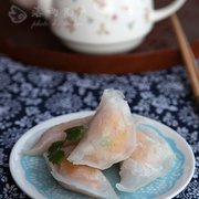 香煎水晶虾饺