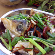 虫草蒸鳙鱼头