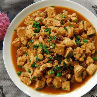 蒜香肉末烧豆腐