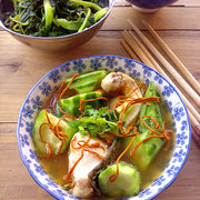 丝瓜虫草浸鲩鱼