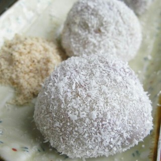 紫薯花生糯米糍