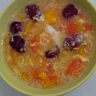 木瓜红枣蛋花汤