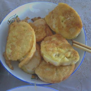 香煎鸡蛋馒头片