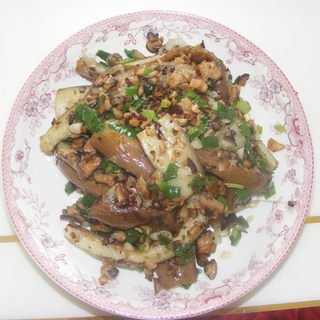 香菇蒜末版蒸茄子