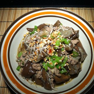 蒜香金针菇茄泥