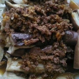 肉末浇蒸茄子