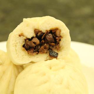 笋干香菇酱肉包